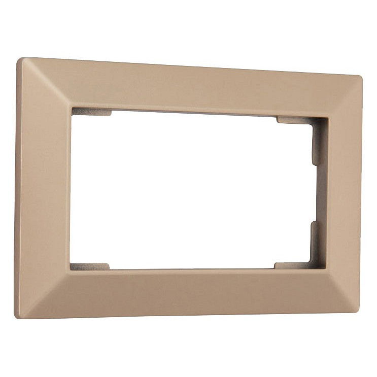 Рамка для двойной розетки arte milano am-503.03 503.03-double.shampan